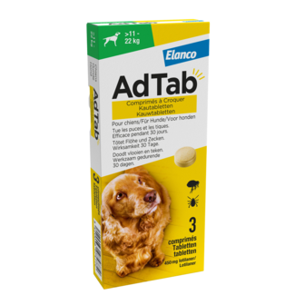 Adtab kauwtablet voor honden (&gt;11 - 22 kg) 3 tabletten